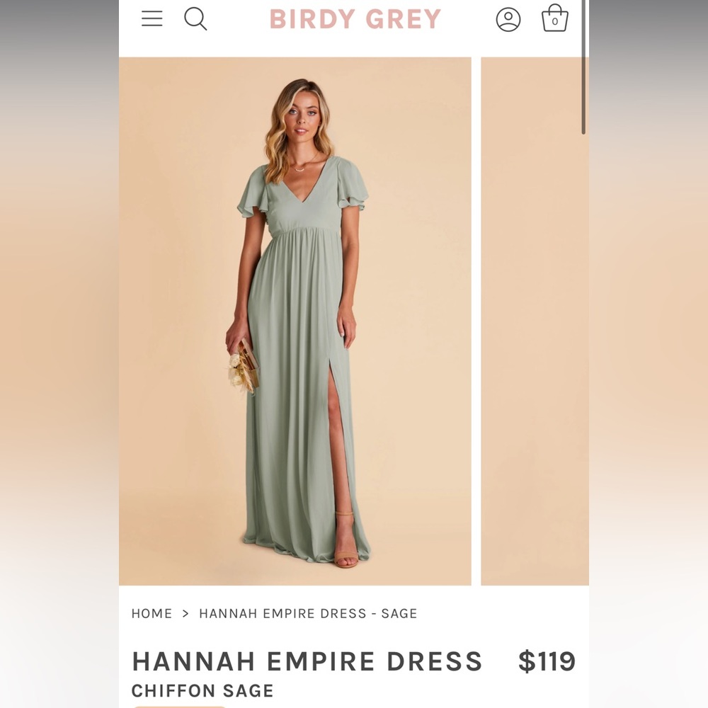 Birdy Grey Hannah Empire Dress, Bridesmaid, Formal dress